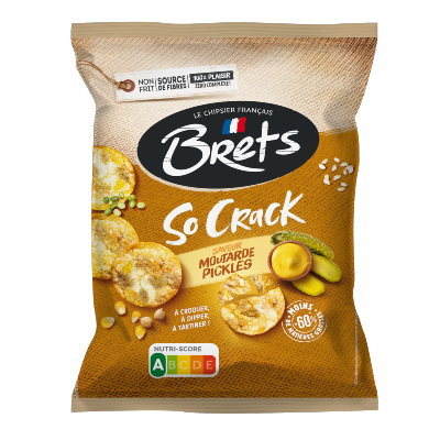 Brets So Crack saveur Moutarde Pickles 70g