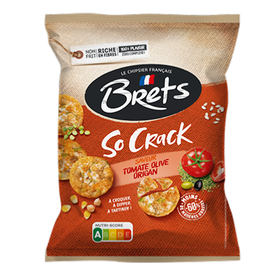 Brets So Crack Tomate olive origan 70g