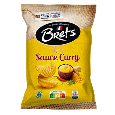 Chips Brets ondulées saveur Sauce curry 125 g