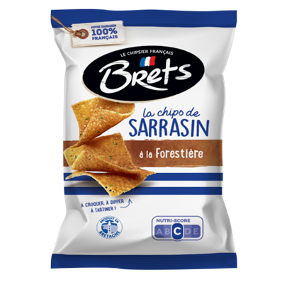 Brets Chips de Sarrasin à la Forestière 120g