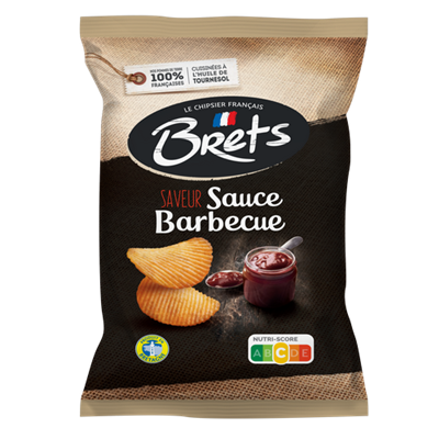 Chips Brets ondulées saveur Sauce Barbecue 125 g