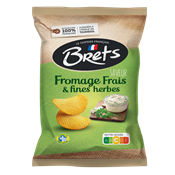 Chips Brets ondulées saveur Fromage Frais Fines herbes 125 g